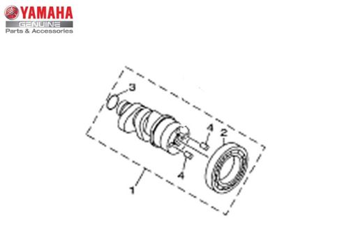 EIXO DE COMANDO COMPLETO PARA FAZER, FACTOR E CROSSER 150 ORIGINAL YAMAHA