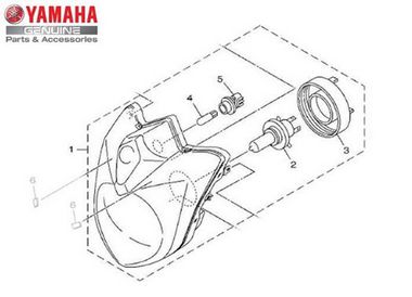 FAROL DIANTEIRO COMPLETO PARA XJ6 N 2010 A 2012 ORIGINAL YAMAHA