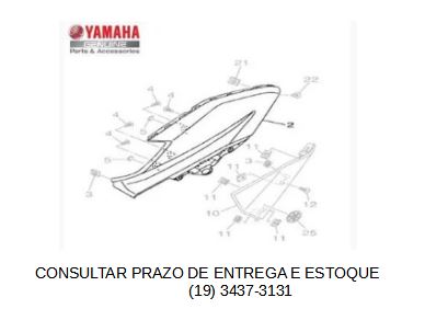 CARENAGEM DIANTEIRA ESQUERDA PARA NMAX 160 2024 ORIGINAL YAMAHA (CONSULTAR PRAZO DE ENTREGA E ESTOQUE)