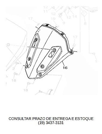 PAINEL DO CONSOLE 2 PARA NMAX 160 2021 ATE 2025 E 2026 ORIGINAL YAMAHA (CONSULTAR PRAZO DE ENTREGA E ESTOQUE)