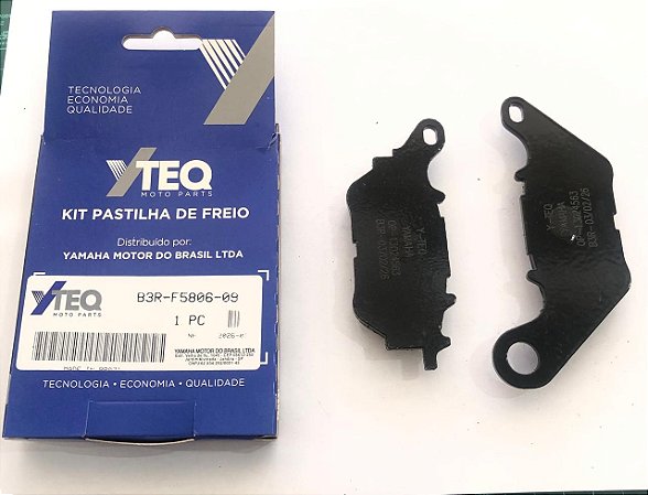 KIT PASTILHA DE FREIO TRASEIRA R3/MT03 TODAS -ORIGINAL YAMAHA