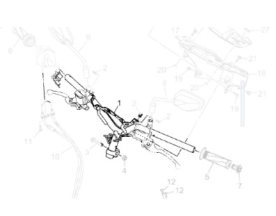 GUIDAO PARA AEROX-ORIGINAL YAMAHA