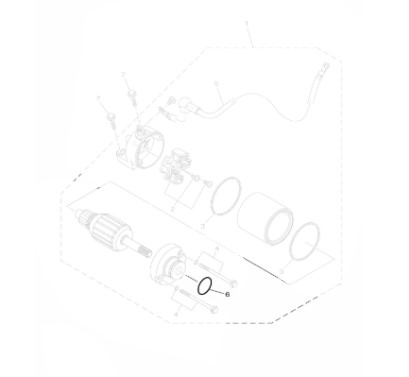 ANEL MOTOR DE PARTIDA PARA MT 03 2023-ORIGINAL YAMAHA