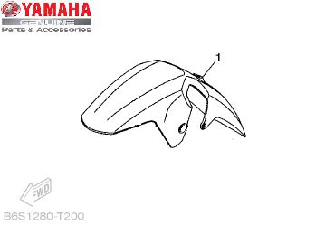 PARALAMA DIANTEIRO PARA MT-07 2019 A 2021 ORIGINAL YAMAHA