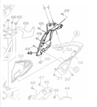 GUIA DE AR PARA MT 03 2024 ORIGINAL YAMAHA