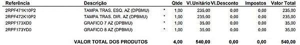 RABETA ESQUERDA E DIREITA + ADESIVO ESQUERDO E DIREITO PARA FACTOR 150 2024 AZUL-ORIGINAL YAMAHA