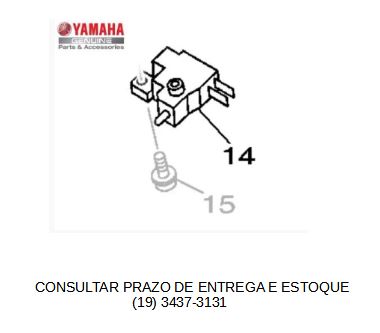 INTERRUPTOR DE FREIO DIANTEIRO PARA NEO 125 UBS 2017 ATE 2025 , YBR125 FACTOR , YBR150 FACTOR E YS150 FAZER ORIGINAL YAMAHA (CONSULTAR PRAZO DE ENTREGA E ESTOQUE)