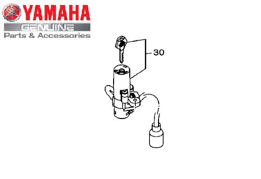 TRAVA DE DIRECAO OU INTERRUPTOR PRINCIPAL PARA MT-03 2017 A 2020 ORIGINAL YAMAHA