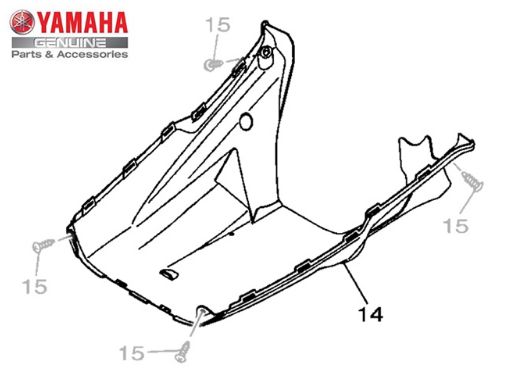 TAMPA INFERIOR PARA NEO 125 ORIGINAL YAMAHA