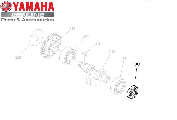 RETENTOR DE OLEO DO BALANCEIRO TTR230 ORIGINAL YAMAHA