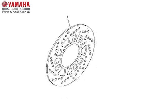 DISCO DE FREIO DIANTEIRO PARA TTR-230 E XTZ125 ORIGINAL YAMAHA