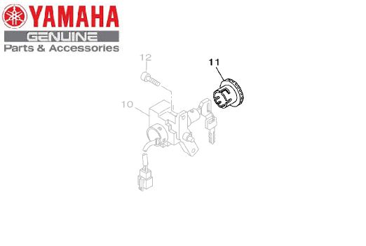 CAPA DO INTERRUPTOR DE IGNICAO DA NEO 115 ORIGINAL YAMAHA