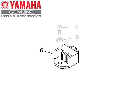 REGULADOR RETIFICADOR PARA YBR125 , YBR125 FACTOR , XTZ125 , XTZ125X , TTR125 , TTR230 ORIGINAL YAMAHA