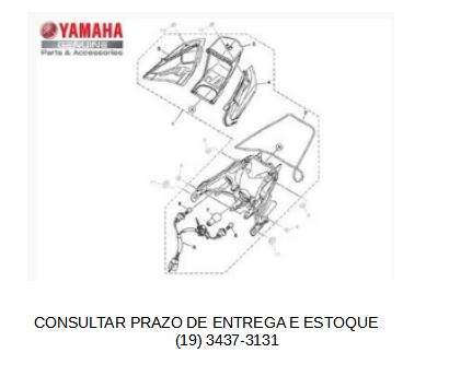 LANTERNA TRASEIRA COMPLETA PARA NEO 125 UBS 2017 ATE 2019 ORIGINAL YAMAHA (CONSULTAR PRAZO DE ENTREGA E ESTOQUE)