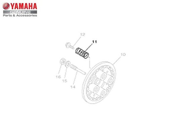 MOLA DA EMBREAGEM PARA YBR125 , YBR125 FACTOR E XTZ125 ORIGINAL YAMAHA
