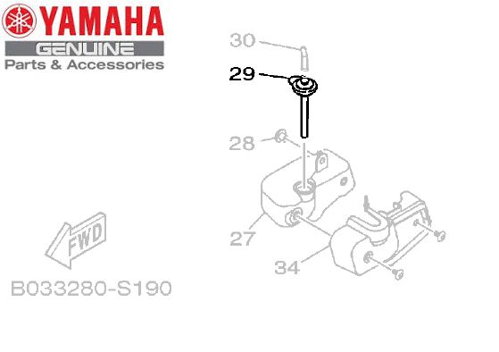 TAMPA DO TANQUE DE RECUPERACAO DA YZF-R3 E MT-03 ORIGINAL YAMAHA