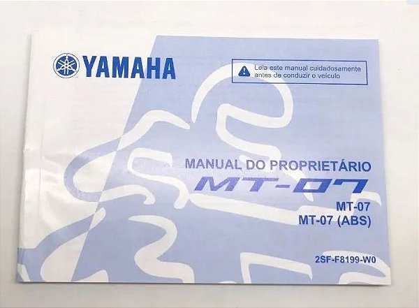 MANUAL DO PROPRIETARIO PARA MT-07 ORIGINAL YAMAHA