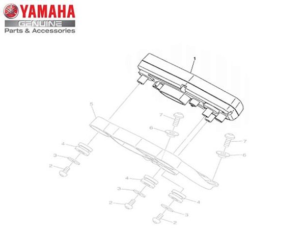 PAINEL OU MEDIDOR CONJUNTO PARA MT-09 2015 A 2019 ORIGINAL YAMAHA