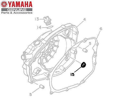 VISOR DE OLEO PARA DT200 E DT200-R ORIGINAL YAMAHA