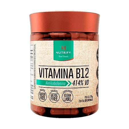 VITAMINA B12 60 CAPS NUTRIFY