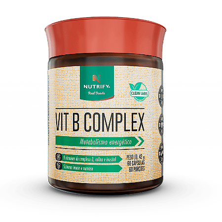 VIT B COMPLEX 60 CAPS NUTRIFY