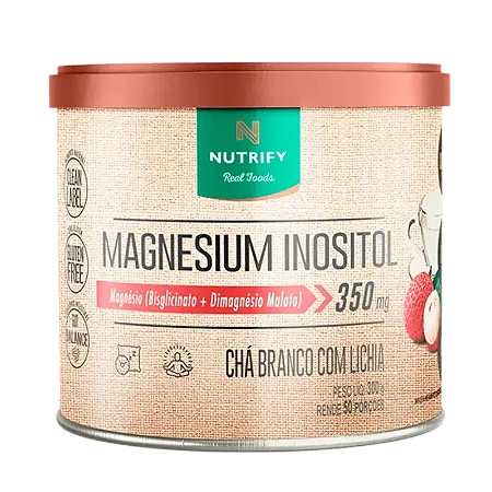 MAGNESIUM INOSITOL 300G CHÁ BRANCO COM LICHIA NUTRIFY
