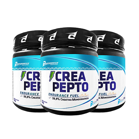 Combo 3 Creatinas Monohidratada Crea Pepto (300g) | Performance Nutrition