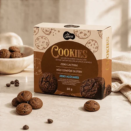 Cookies Cacau com Gotas de Chocolate