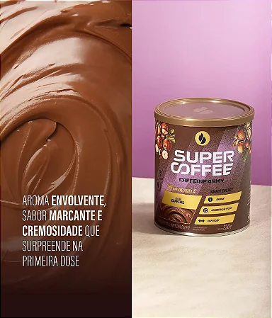 SuperCoffee Creme de Avelã 220g