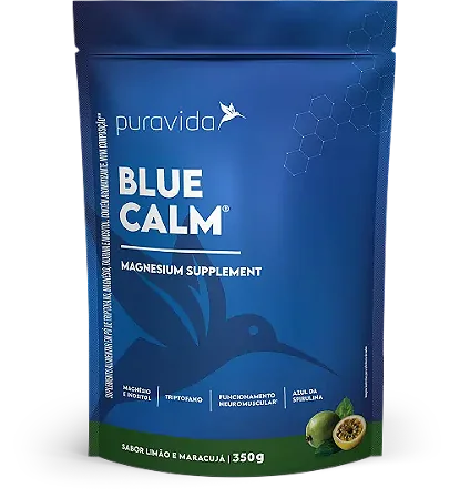 Blue calm magnesium supplement