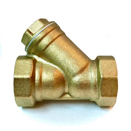 FILTRO Y LATÃO C/ TELA INOX BSP 3/4" EMMETI