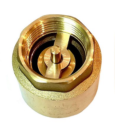 VÁLVULA RETENÇÃO VERTICAL LATÃO FORJADO 1/2” BSP EMMETI