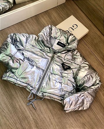 Jaqueta puffer forrada