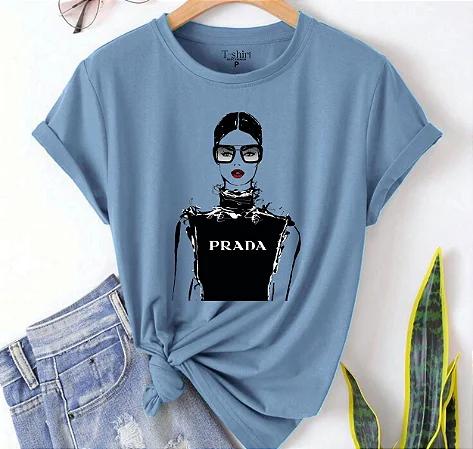 Camiseta Femenina estampa Prada