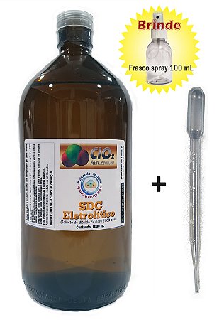 Solução eletrolítica 3.000 ppm - 1000 mL - SDC/CDS - emb. vidro