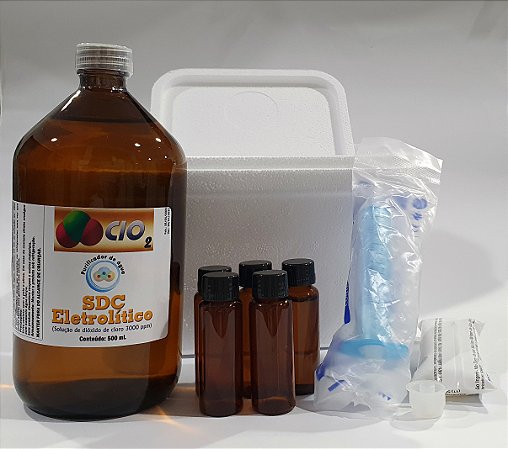 Solução eletrolítica a 3000 ppm c/ acessórios 500 mL - SDC/CDS