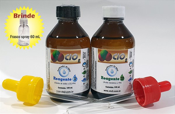 Kit saneante 100ML + 100ML  (vol. 200ML) - embal. vidro