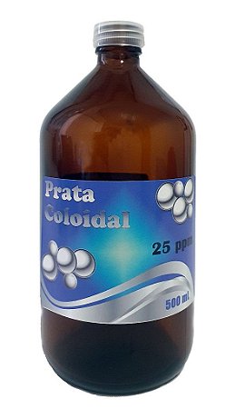 Prata Coloidal 25 ppm - 500 mL