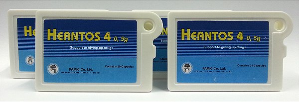 HEANTOS 4 - 4 CAIXAS DE 30 CÁPSULAS CADA