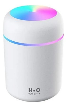 Purificador de Ar / Umidificador de ambiente / Difusor - USB LED - cor branca