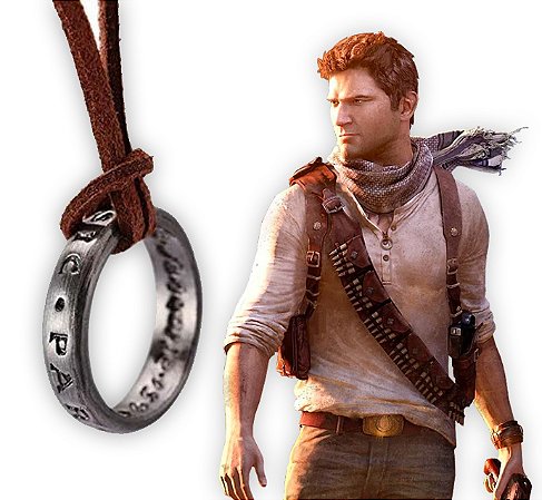Colar Anel Nathan Drake Uncharted