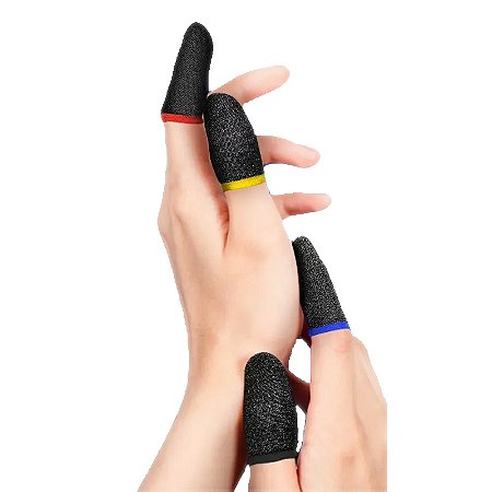 Luvas de Dedo Gamer Anti Suor