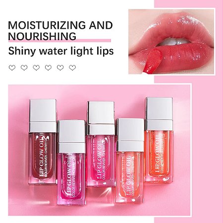Maquiagem - Bálsamo Labial Rosa Multifuncional: Hidratação, Volume e Brilho Radiante