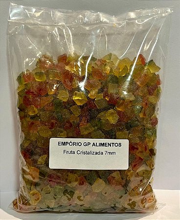 Frutas Cristalizadas Em Cubos 7mm