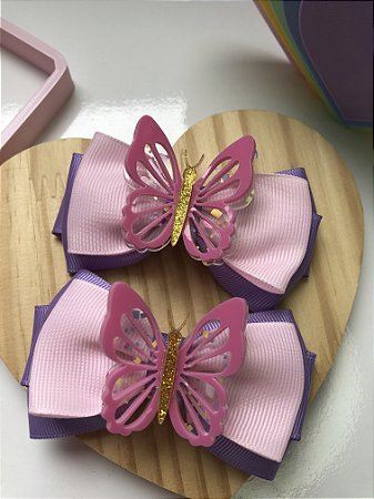 Parzinho Gravatinha Borboleta