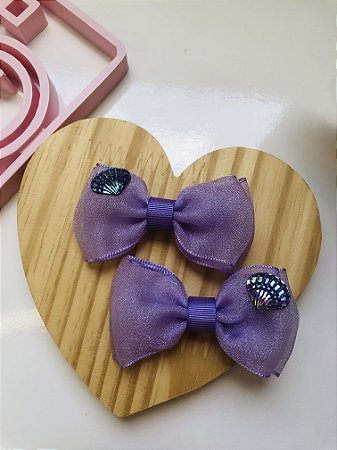 Parzinho gravatinha Organza