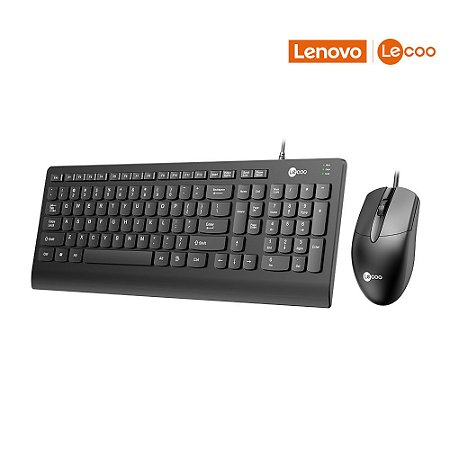 KIT TECLADO E MOUSE USB CM103 LECOO LENOVO