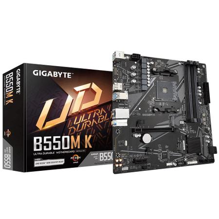 PLACA MAE GIGABYTE AMD (AM4) MICRO ATX DDR4 - B550M K 1.1