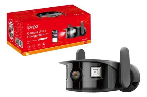 CAMERA WIFI INTELIGENTE COM DETECAO DE MOVIMENTO COM MICROFONE KP-CA207 IPEGA