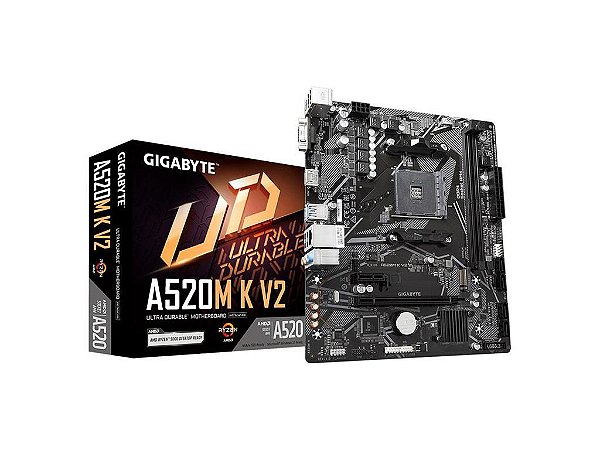 PLACA MAE GIGABYTE AMD (AM4) DDR4 MICRO ATX - A520M K V2